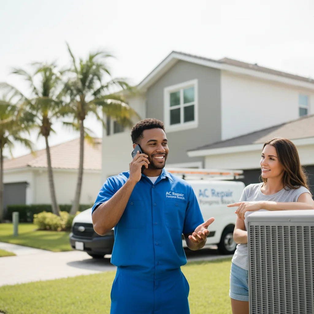 AC Repair Pompano Beach customer support in Hollandale